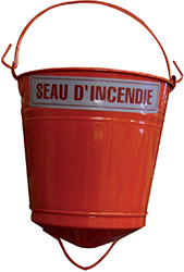 Seau incendie